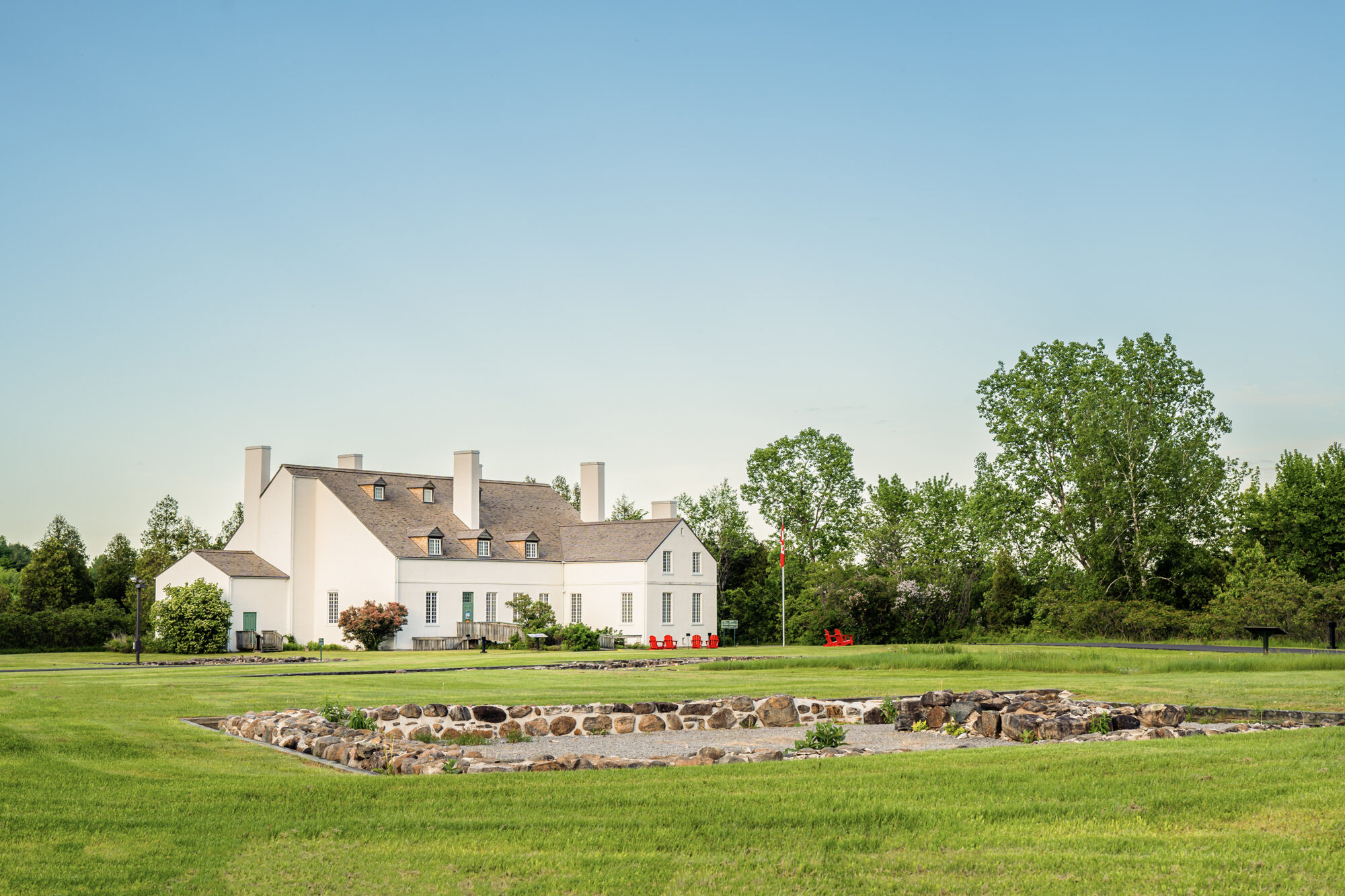 Grande maison au lieu historique des vieilles forges du Saint-Maurice.