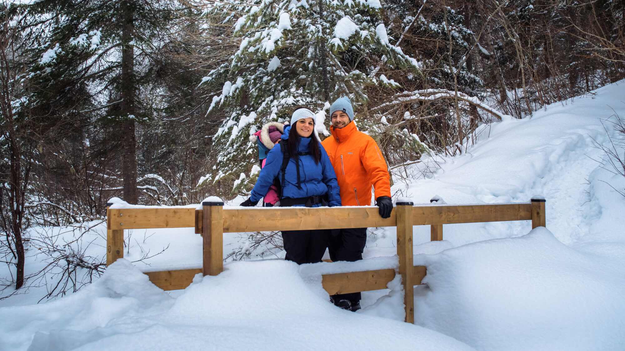 Randonnée hivernale au Parc national de la Mauricie