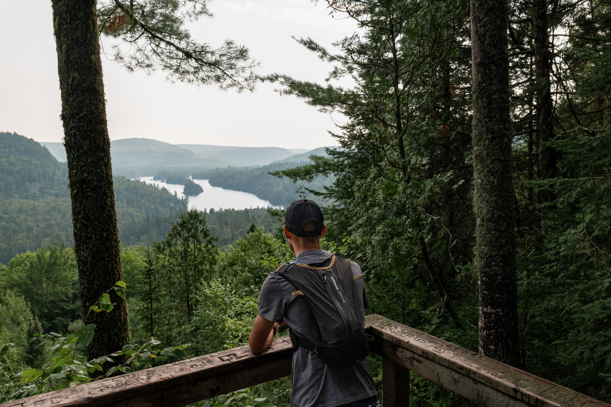 Belvédère au Parc national de la Mauricie