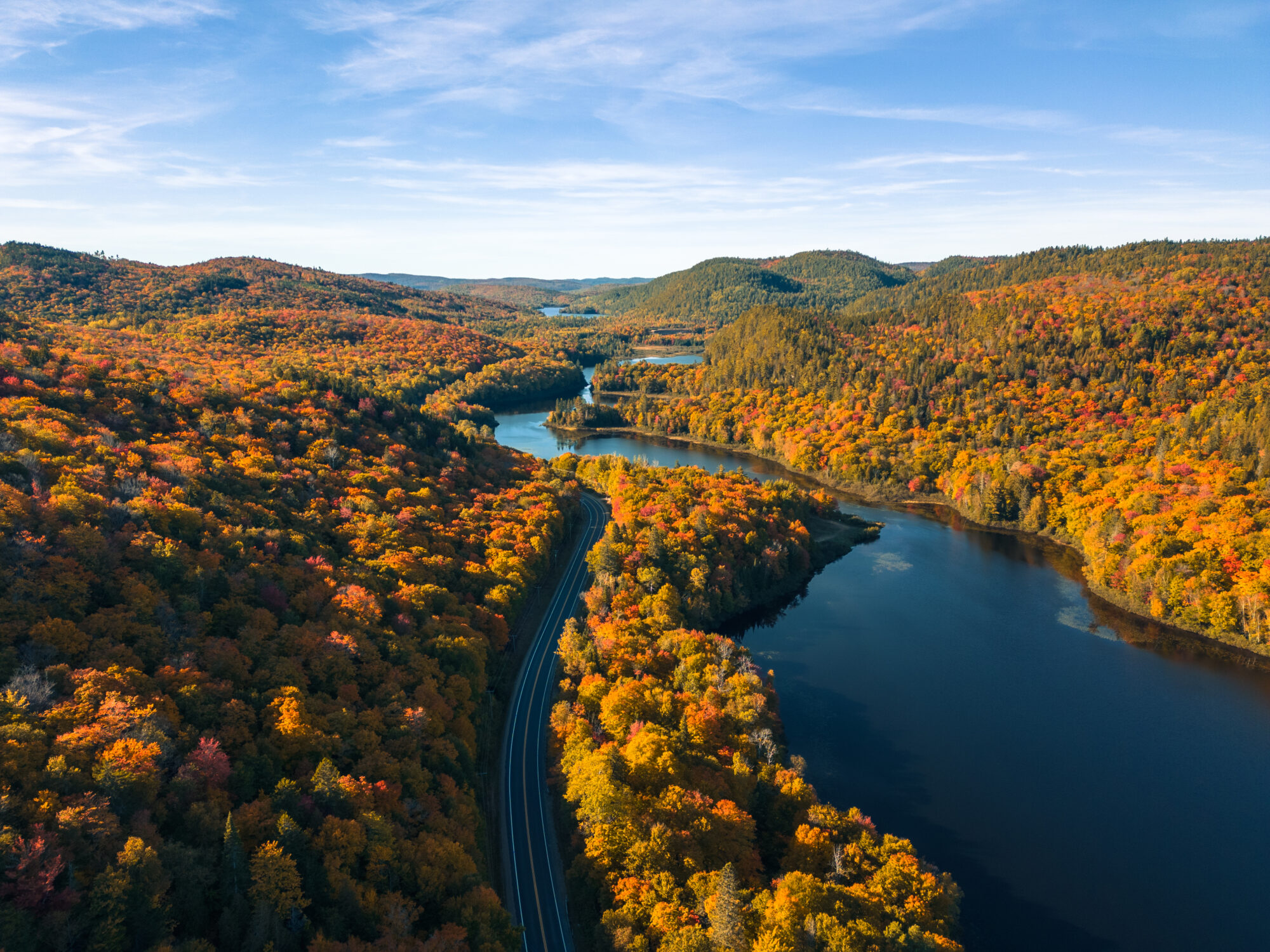 Route 155 en automne