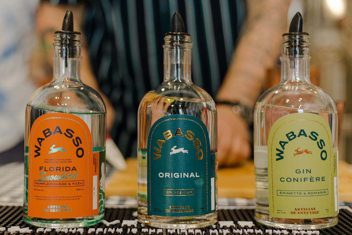 Gins de la Distillerie Wabasso